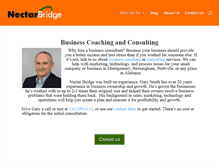 Tablet Screenshot of nectarbridge.com